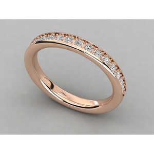 Bague pour femme en or 18 carats avec diamant de laboratoire - Product Image 4