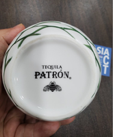 Verre à Tequila Patron Agave Bee en Céramique Blanc et Vert pour Bar Tiki