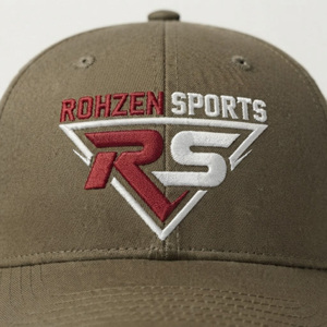 หมวกเบสบอล Rohzen Sports แบบ 6 แผง ปรับขนาดได้ ใส่ได้ทั้งชายและหญิง ผ้าแคนวาสคอตตอน 100% สีแดงขาว โลโก้ด้านหน้า เหมาะสำหรับทุกฤดูกาล - Product Image 4