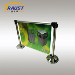 Traust pubblicità rullo insegne striscione retrattile cintura barriera coda linea barriera rullo basamento barriera palo <span class=keywords><strong>Stanchion</strong></span> - Product Image 4