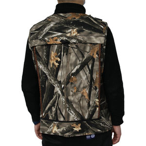 Gilet de chasse imperméable respirant coupe-vent unisexe Coon 20 Gauge, camouflage orange, pour la chasse à la dinde en terrain élevé - Product Image 2