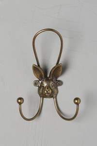 Ganchos para colgar ropa de metal de diseño italiano, Venta caliente, tamaño personalizado, acabado dorado, decoración de pared de lujo, ganchos de metal - Product Image 2