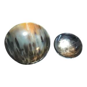 Bol à salade en corne de buffle 100% naturel pour la cuisine et la table, bol en corne pour la vente chaude, gratuit - Product Image 1