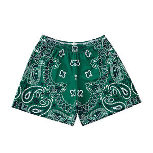 2025 couleurs personnalisées imprimé hommes maille Bandana sec 100% Polyester personnalisé Paisley impression maille basket-ball Shorts DDP expédition - Product Image 4
