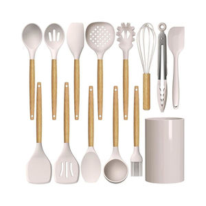 Juegos de utensilios de cocina de silicona de calidad de exportación, organizados para reventa al por mayor - Product Image 4