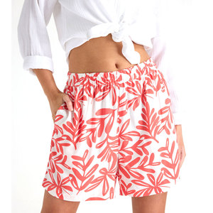 High Quality Women's Sports Shorts for Fitness <b>Running</b> & Workout Breathable Spandex Cotton Printed Wear - Product Image 2