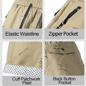 Shorts en coton grande taille pour femmes et hommes, shorts d'été avec logo personnalisé, vêtements pour hommes au meilleur prix - Product Image 4