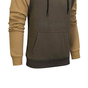 Sweat à capuche uni pour hommes en polyester à séchage rapide respirant sweat à capuche décontracté pulls à capuche en cours d'exécution - Product Image 3