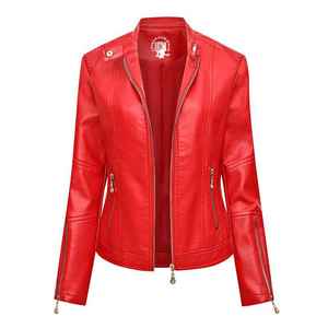 Chaqueta de Invierno ÚNICA para Gimnasio, de Cuero Genuino, Impermeable, Reversible, Ecológica, Transpirable y Cortavientos para Mujer, Desmontable - Product Image 3