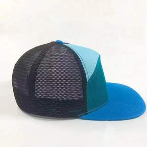 Casquette de Baseball Camionneur en Toile Panneau avant Structuré 100% Coton Casual Outdoor Puff Printing Snapback Hat - Product Image 3