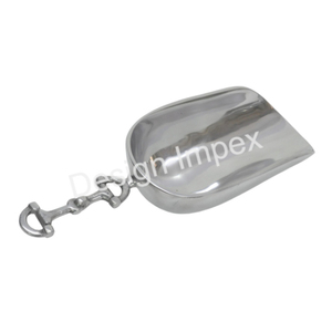 Cuchara de servir elegante con mango de broca de caballo Cuchara de metal ligera Impresión de logotipo personalizado Cuchara de almacenamiento adicional de marca Mejores ventas - Product Image 1