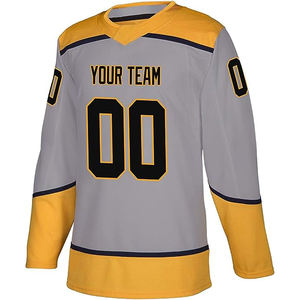 Uniforme de hockey sur glace imprimé par sublimation personnalisée de couleur différente/uniforme de hockey sur glace le plus vendu - Product Image 3