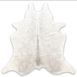 Alfombras de cuero de vaca blancas de Brasil - Calidad de alta gama - Producto natural - Ubicación de las alfombras de cuero de vaca de la más alta calidad - Product Image 2