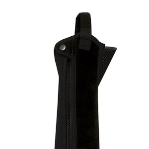 Chaparreras de Cuero de Gamuza Hechas a Medida, Cierre Recto, Producto Ecuestre Negro de la Mejor Calidad, Equipo de Equitación para Caballos Medios y Mini - Product Image 2
