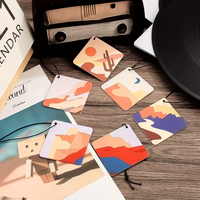 Désodorisants de voiture personnalisés en tablettes de papier parfumées pour suspension au rétroviseur – Cadeaux idéaux pour amis et famille