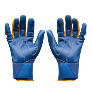 Genuine Leather Baseball Batting Gloves Durable Leather Palm for Grip Best Quality Material Custom Batting Gloves - Product Image 5