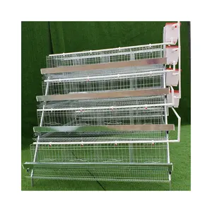 Favorable price layer chicken cages 3 or 4 tiers 96/128/200 birds laying hens in zimbabwe farm