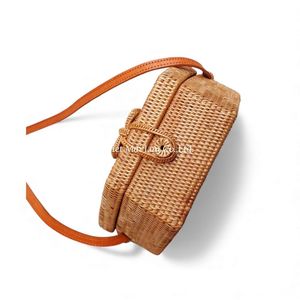 Handmade Rattan Shoulder <b>Bag</b> Natural Fiber Woven Handbag Fashionable <b>Accessory</b> for Daily Life from Vietnam - Product Image 3
