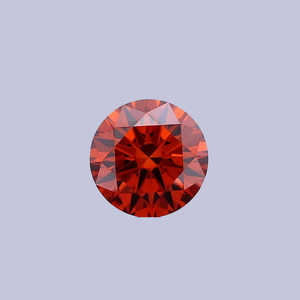 แหวนเพชรหมั้นเพชรเม็ดเดี่ยวทรงกลมสีส้มเข้มแบบแฟนซีที่ได้รับการรับรองจาก IGI พร้อมเพชรเม็ดเดี่ยว - Product Image 2