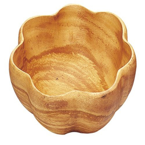 ALAD-cuenco de madera de olivo para ensalada, cuenco único para servir búhos - Product Image 3