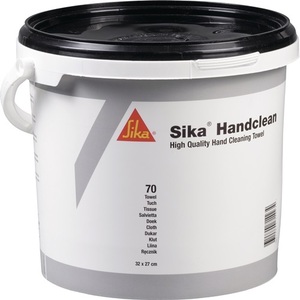 Lingettes humides antibactériennes Sika 70 lingettes nettoyantes pour les mains en polypropylène, produit de nettoyage des mains en seau - Product Image 1