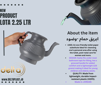 Conteneur d'eau en plastique LOTA pour l'hygiène personnelle et WODU IBREEQ WODU