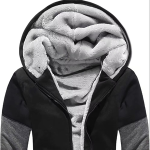 Veste matelassée réversible imperméable et respirante pour homme, style streetwear, avec fermeture éclair - Product Image 1