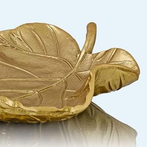 Frutero seco con diseño de hojas de la mejor calidad con chapado en oro para la decoración de la Mesa del hogar, cuenco para servir a un precio razonable - Product Image 5