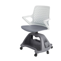 Chaise d'école et de réunion économique pour étudiants avec tablette d'écriture et chaises de type nœud pour étudiants universitaires