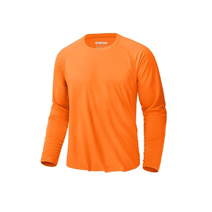 Nouveaux hommes décontracté à manches longues coton sweat unisexe surdimensionné Vintage t-shirt couleur-bloqué côtelé poignets américain grande taille - Product Image 5