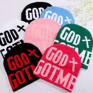 Wholesale Unisex 100% Cotton Jacquard <b>Beanie</b> Cap Custom Fashionable Winter Accessories <b>Waterproof</b> Digital Printing Street Style - Product Image 6