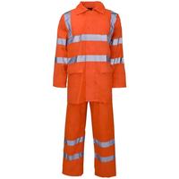 Conjunto de Traje Impermeable y Cortavientos de 2 Piezas con Cierre, Transpirable y Duradero, a Precios Económicos, 100% Poliéster