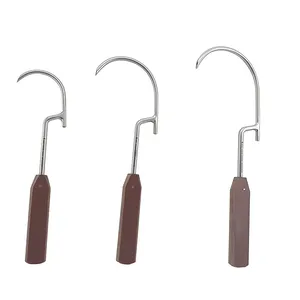 Stainless Steel Wire Passer Fiber Wooden Handle Orthopedic Curved Passer orthopedic instruments