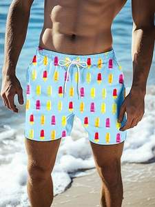 Shorts de sport respirants en polyester personnalisés, séchage rapide, ourlet fendu, maille légère, extensibles dans 4 directions, pour hommes - Product Image 2