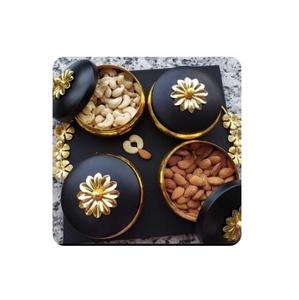 Nuevo diseño estándar hecho a mano dorado pequeña fruta seca para mesa de cena de lujo servir a precios muy buenos - Product Image 5