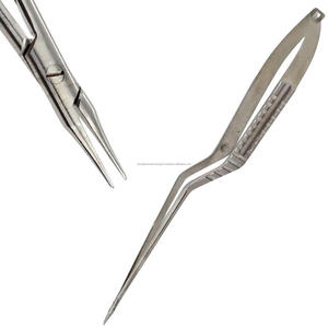 Porte-aiguille Yasargil droit à baïonnette, instrument de neurochirurgie en acier inoxydable, certifié CE WORLD - Product Image 6