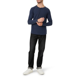 T-shirts décontractés exclusifs pour hommes, tricotés, col rond, épaules tombantes, manches longues, grande taille, séchage rapide, respirants, couleurs et tailles personnalisées BD - Product Image 2