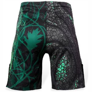 Shorts MMA Entièrement Sublimés Lavés et Extensibles pour Hommes – Tenue de Performance Athlétique pour Entraînement, Grappling, Boxe, Kickboxing – Respirant - Product Image 5