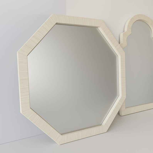 Modern Elegant Bone Work Wall <b>Mirror</b> Handmade Real Wood Glossy Resin Accents MDF Back Support-Luxury Home Accent for Weddings - Product Image 3