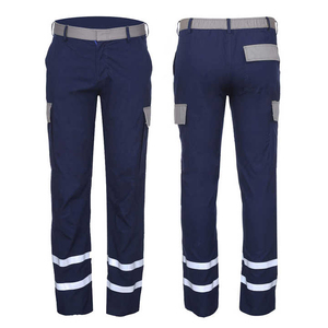Pantalon cargo en coton de qualité supérieure pour homme, multi-poches, vêtements de travail réfléchissants, respirant, vêtements de sécurité - Product Image 6