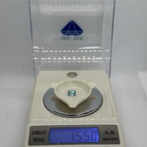 Piedras preciosas sueltas de corte esmeralda aguamarina azul natural de Sri Lanka Comprar mayorista en línea a precio de fábrica Piedras para joyería - Product Image 2