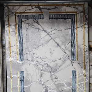 Alfombra de Oficina Adiva de la Mejor Calidad, Tejida en Turquía, Jacquard, Hecha a Máquina, Cuadrada, de Cachemira, Antibacteriana, de Pelo Medio, con Diseño Floral - Product Image 1