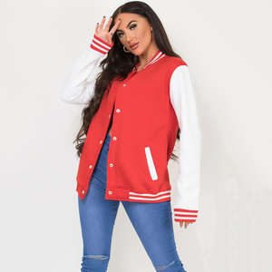 Chaqueta de Béisbol de Satén con Diseño Nuevo 2024, Cuello Alto, Estilo Urbano, Impermeable, para Invierno, con Forro de Lana, Estilo Letterman, Venta al Por Mayor - Product Image 5