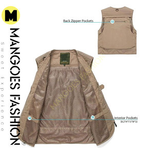 Chaleco de Construcción Reflectante de Seguridad, Alta Visibilidad ANSI Clase 2, Impermeable, de Tela Poliéster y Seda, con Logotipo y Color Personalizables para Tráfico - Product Image 3