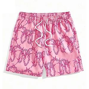 Custom Logo Customized Polyester All <b>Over</b> Print 5 Inch Inseam Double Men'S Custom Mesh <b>Shorts</b> With Pockets - Product Image 4