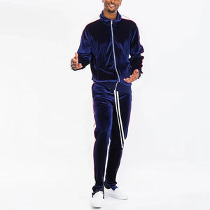 Pakistan Manufacturer <b>Men's</b> <b>Tracksuits</b> Made in Cotton Fleece Beige Color Fleece Full Zip <b>Velour</b> <b>Tracksuit</b> for <b>Men</b> - Product Image 4