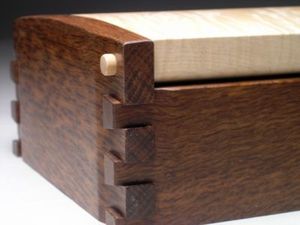 กล่องไม้ขัดมันอเนกประสงค์กล่องใส่เครื่องประดับกล่องเครื่องสำอางสำหรับตกแต่งคริสต์มาส - Product Image 6