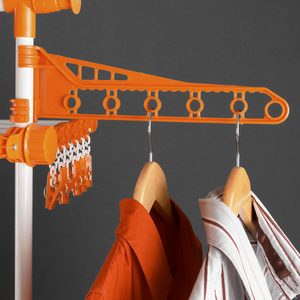 Tendedero de Ropa Plegable Vertical de Acero TendoSpazio de 24 Metros Ajustable con Ruedas y Diseño Desmontable para Limpiar la Ropa - Product Image 3