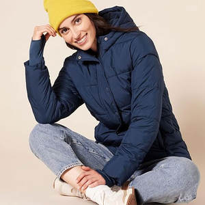 Logotipo personalizado de calidad al aire libre caliente cremallera bolsillo con capucha Puffer abrigo de invierno Puffer chaquetas para los hombres - Product Image 4