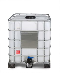 Réservoir fourre-tout IBC 1000L robuste-certifié UN, de qualité alimentaire, empilable - Product Image 5